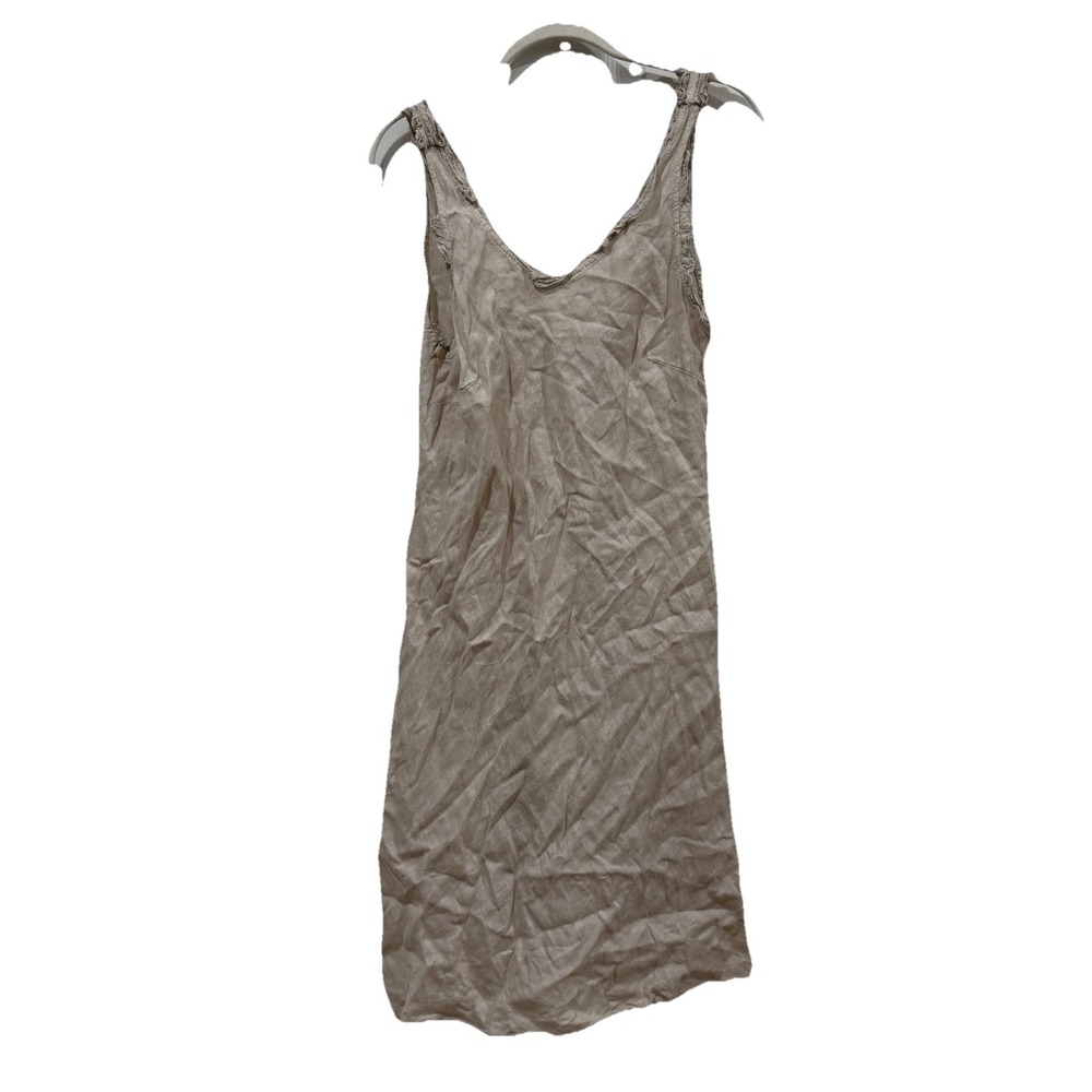Women's Meo Meli Tank Dress Beige 100% Linen‎ Onesize